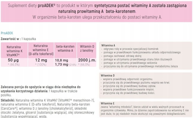 Przejdź do produktu Witamina ProADEK Aliness