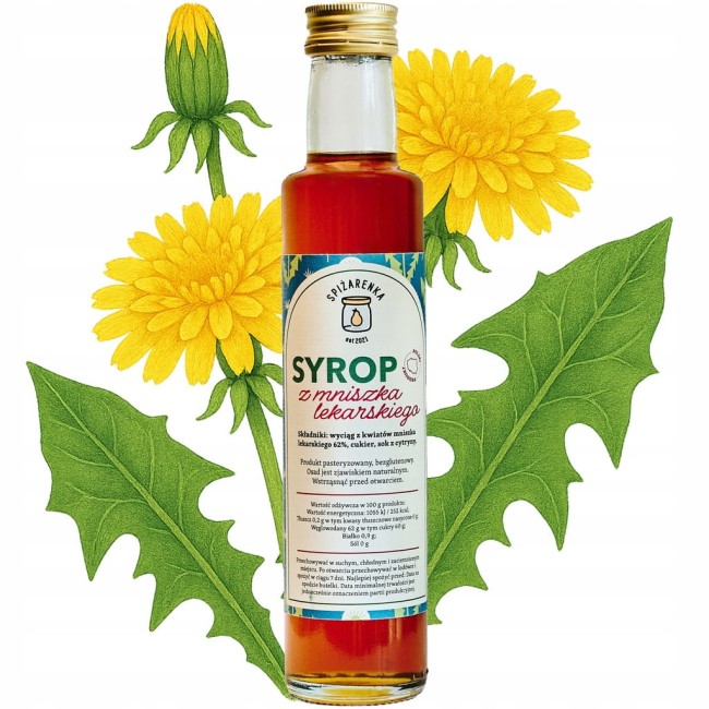 Przejdź do produktu Syrop z mniszka lekarskiego 250ml 