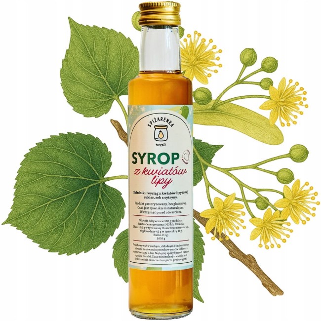 Przejdź do produktu Syrop z kwiatów lipy 250ml 