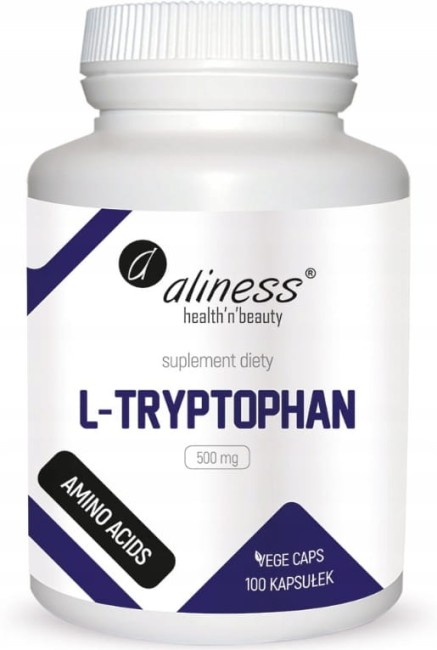Przejdź do produktu L-TRYPTOFAN 500mg Aliness