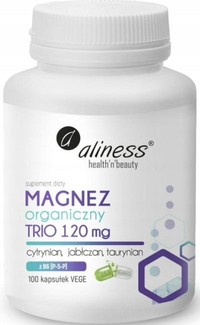 Przejdź do produktu Magnez Organiczny 120 mg Aliness