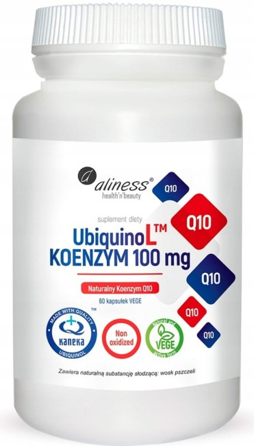Przejdź do produktu UbiquinoL KOENZYM 100 mg Aliness