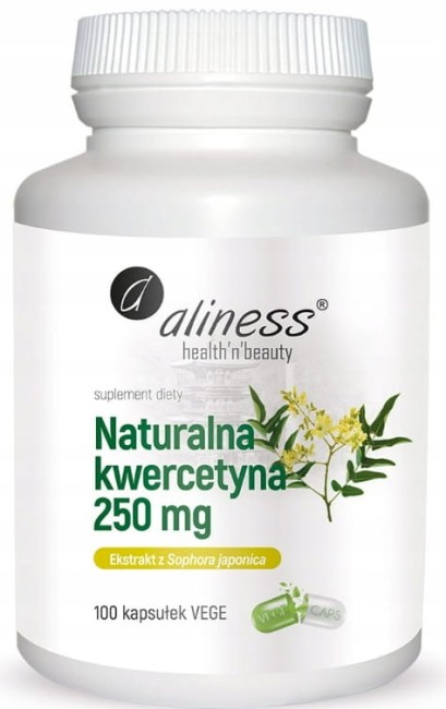 Przejdź do produktu Naturalna Kwercentyna 250mg Aliness
