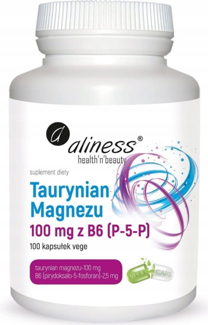 Przejdź do produktu Taurynian Magnezu 100mg Aliness