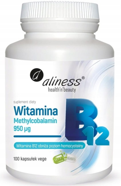 Przejdź do produktu Witamina B-12 950mcg Aliness