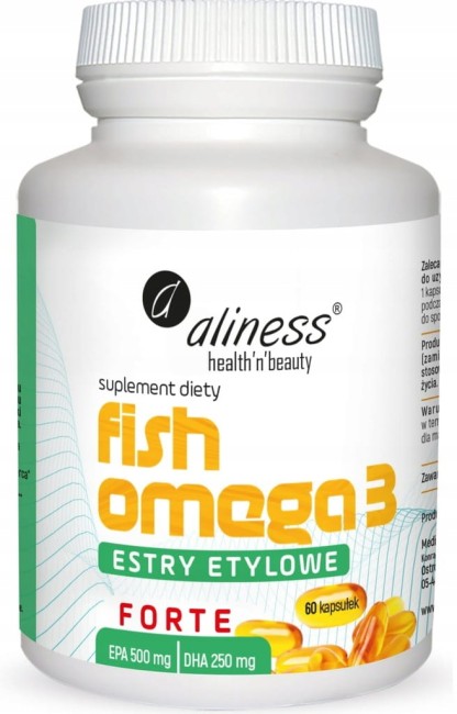 Przejdź do produktu Fish Omega 3 Estry 500/250mg Aliness