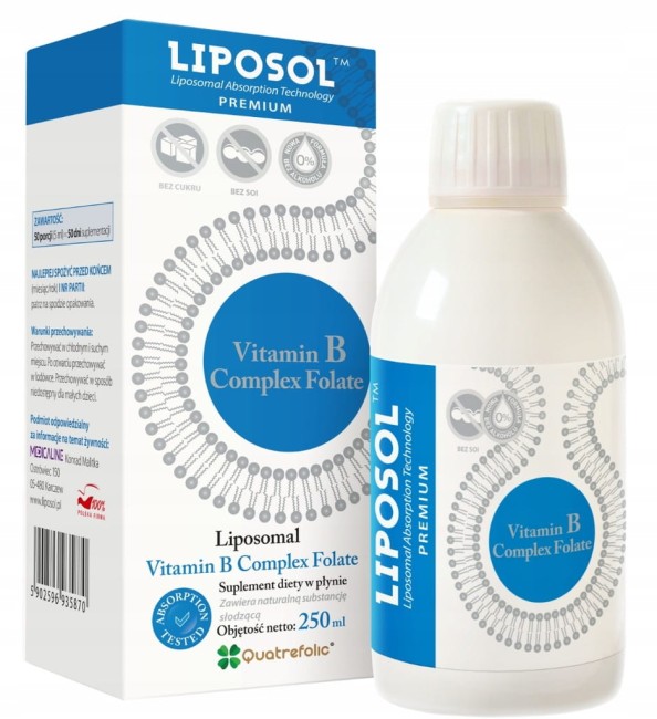 Przejdź do produktu LIPOSOL Wit. B Complex Folate 