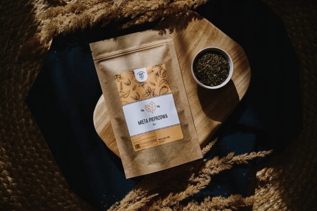 Przejdź do produktu Mięta pieprzowa liść 50g