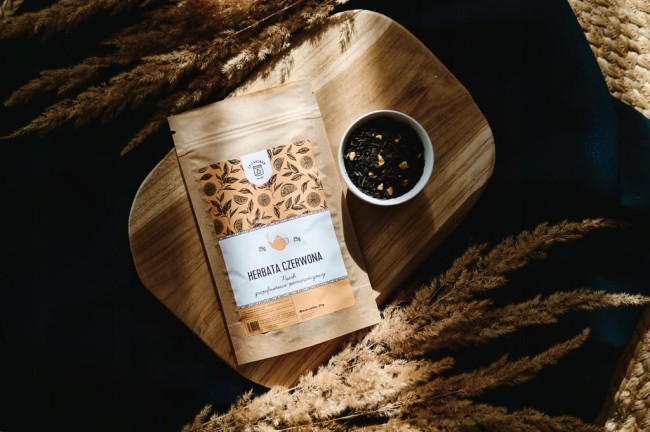 Przejdź do produktu HERBATA CZERWONA Puerh grejpfrutowo-pomarańczowy 25g