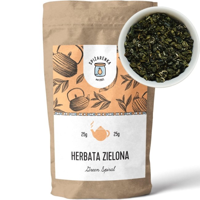 Przejdź do produktu HERBATA ZIELONA Green Spiral  25g