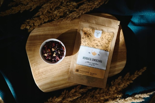 Przejdź do produktu HERBATA OWOCOWA Jabłkowo-migdałowe marzenie 25g