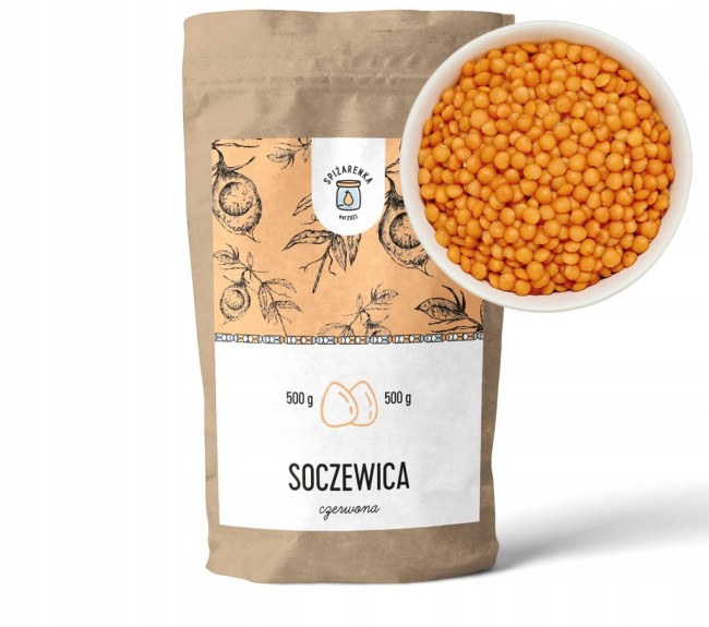 Przejdź do produktu Soczewica czerwona 500g