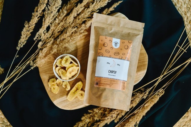 Przejdź do produktu Chipsy bananowe 250g