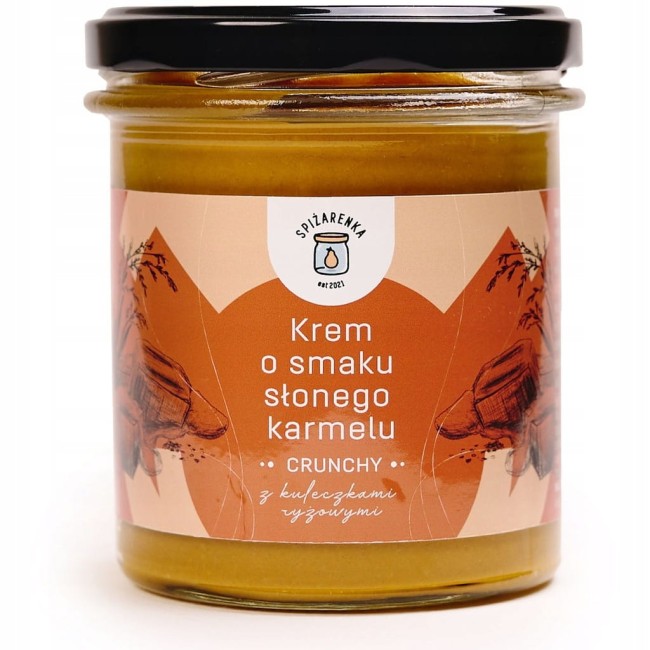 Przejdź do produktu Krem o smaku SŁONEGO KARMELU 300g