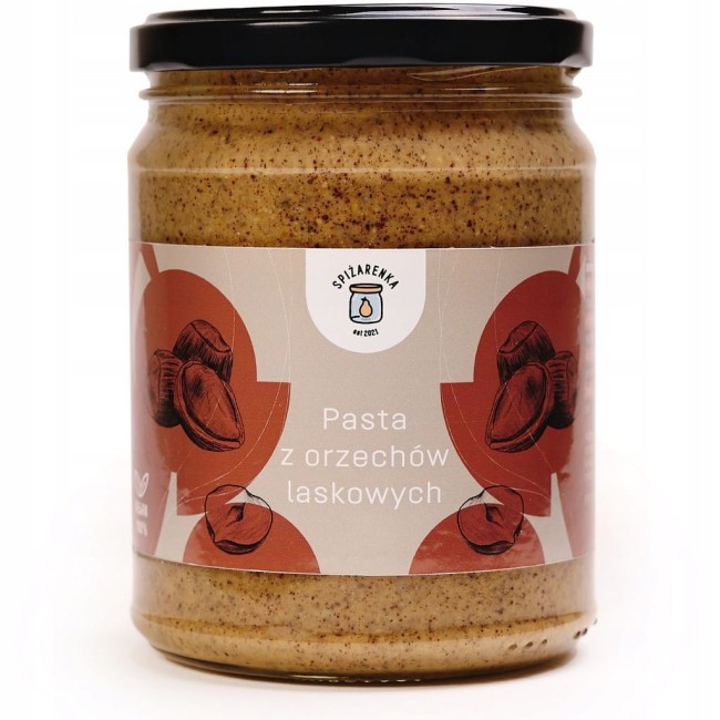 Przejdź do produktu Pasta z orzechów LASKOWYCH 500g