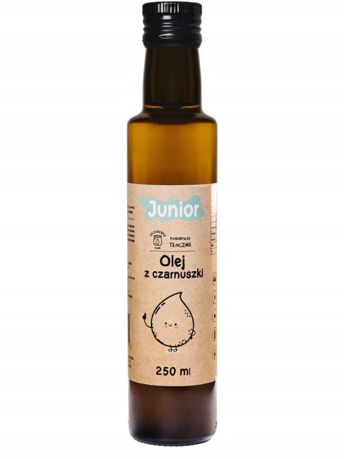 Przejdź do produktu Olej z CZARNUSZKI JUNIOR zimnotłoczony 250ml