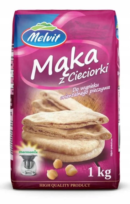 Przejdź do produktu Mąka z cieciorki Melvit 1KG 5119