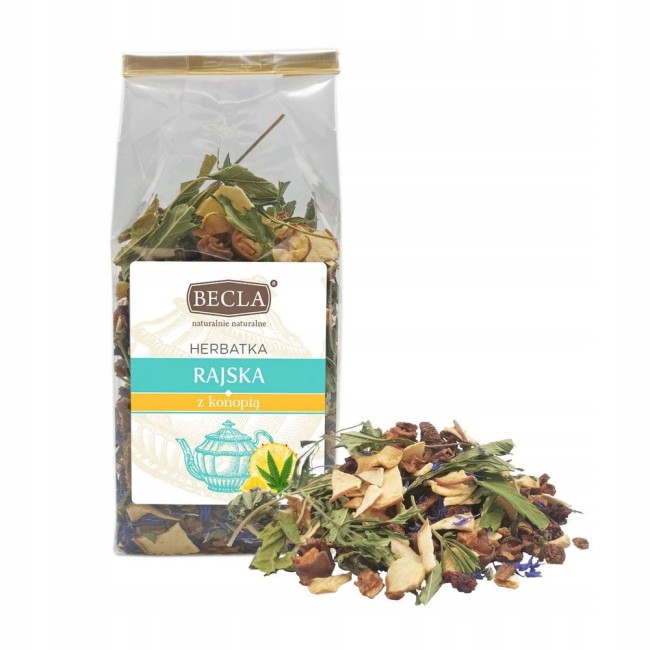 Przejdź do produktu Herbatka rajska z konopią 40g BECLA