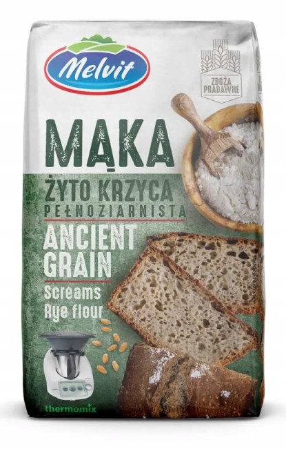 Przejdź do produktu Melvit mąka żyto krzyca 1kg