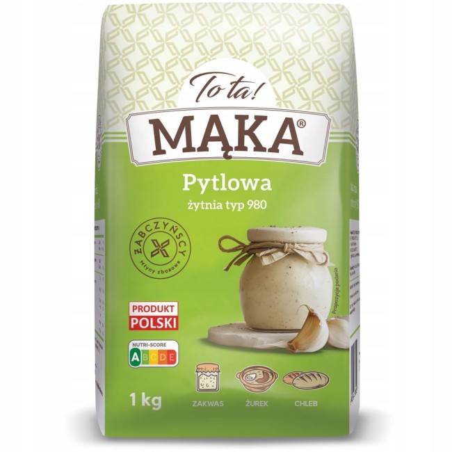 Przejdź do produktu Mąka pytlowa TYP 980 1 kg