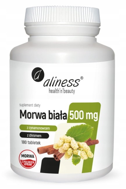 Przejdź do produktu Morwa Biała 500mg Aliness