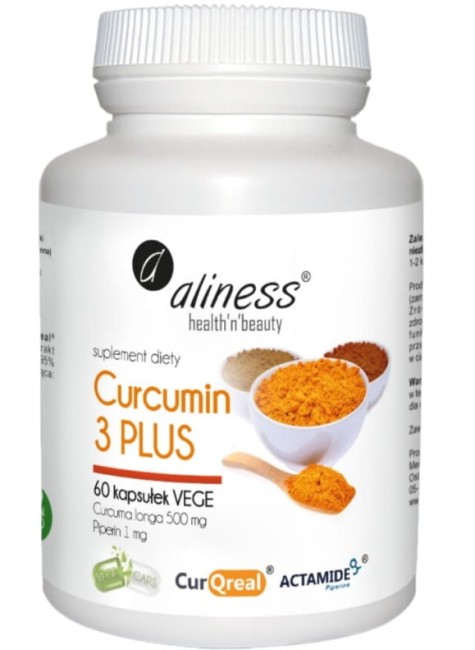 Przejdź do produktu Curcumin 3 PLUS Aliness