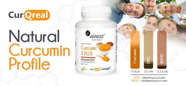 Przejdź do produktu Curcumin 3 PLUS Aliness