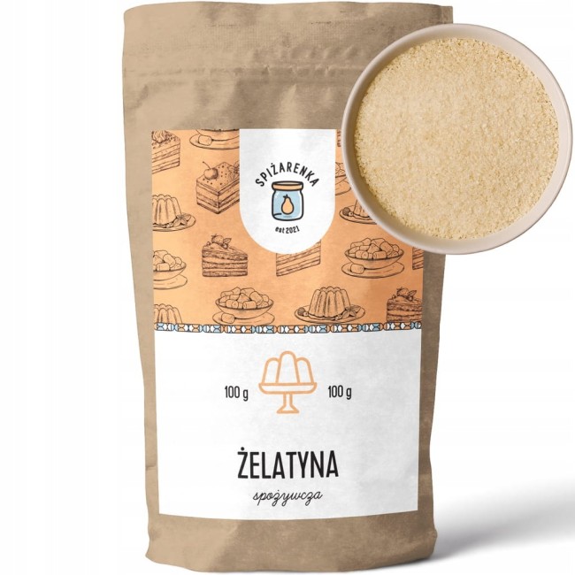 Przejdź do produktu Żelatyna spożywcza 180BL 100g