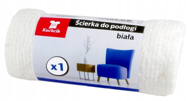 Przejdź do produktu Ścierka BIAŁA do podłogi 50x60 cm