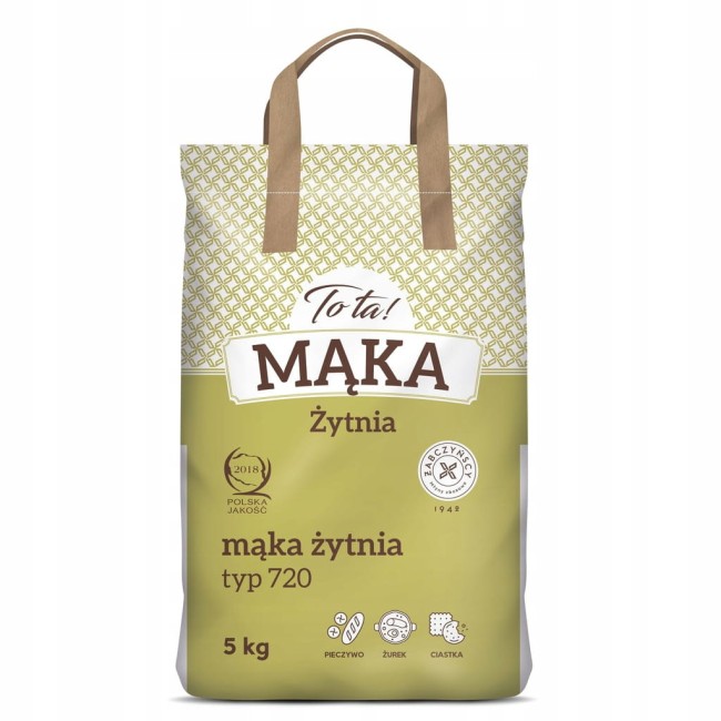 Przejdź do produktu Mąka żytnia TYP 720 5 KG
