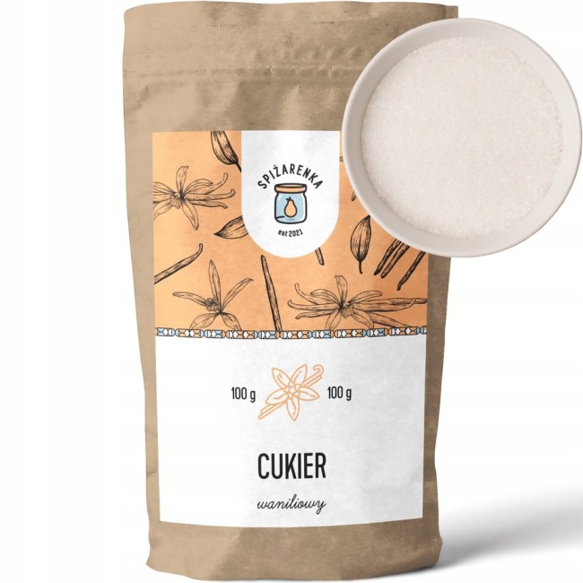Przejdź do produktu Cukier waniliowy 100g