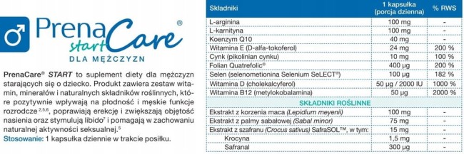 Przejdź do produktu PrenaCare mężczyźni Aliness