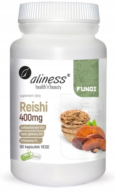 Przejdź do produktu Reishi 400mg Aliness
