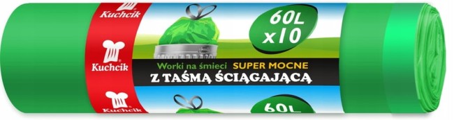 Przejdź do produktu Worki zielone 60Lx10szt.