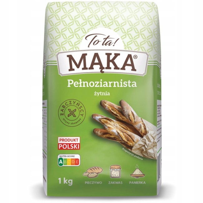 Przejdź do produktu Mąka żytnia pełnoziarnista 1 KG