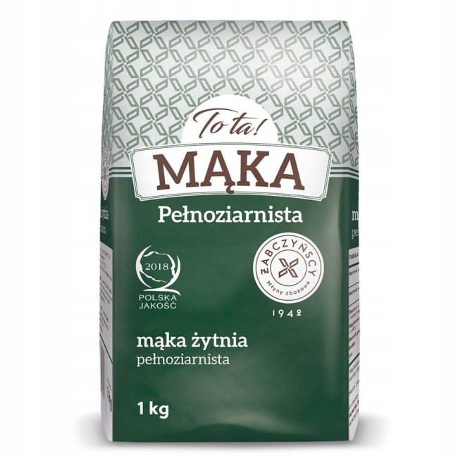 Przejdź do produktu Mąka żytnia pełnoziarnista 1 KG