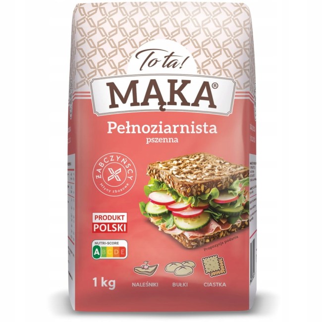 Przejdź do produktu Mąka pszenna pełnoziarnista 1 KG