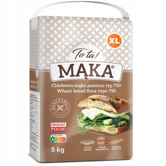 Przejdź do produktu Mąka pszenna TYP 750 5 KG