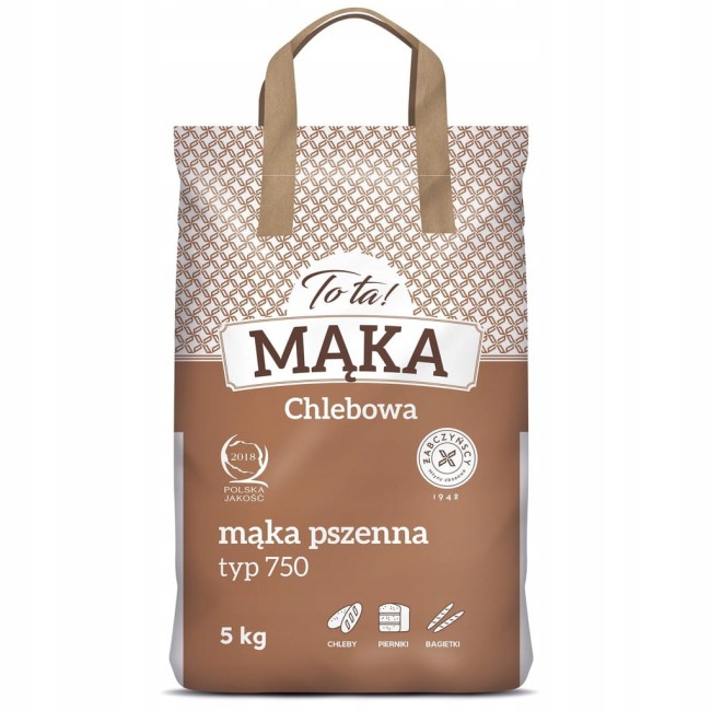 Przejdź do produktu Mąka pszenna TYP 750 5 KG