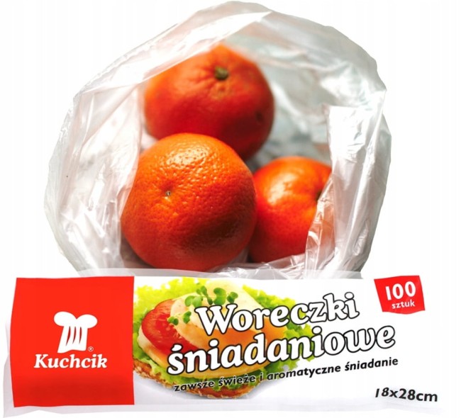Przejdź do produktu Woreczki śniadaniowe 18x28cm 100 szt.