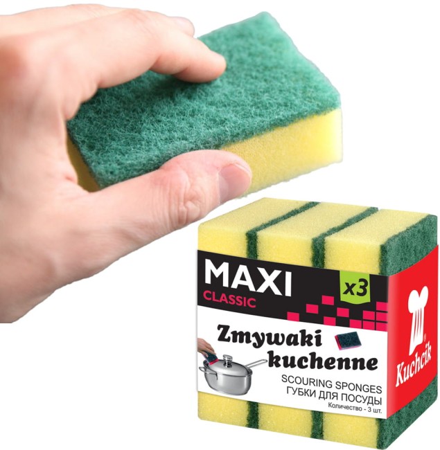 Przejdź do produktu Gąbki MAXI classic 3 szt.