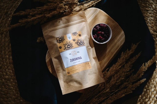 Przejdź do produktu Żurawina suszona cięta 500g