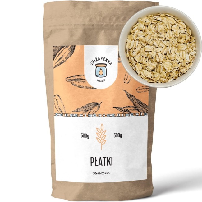 Przejdź do produktu Płatki owsiane 500g