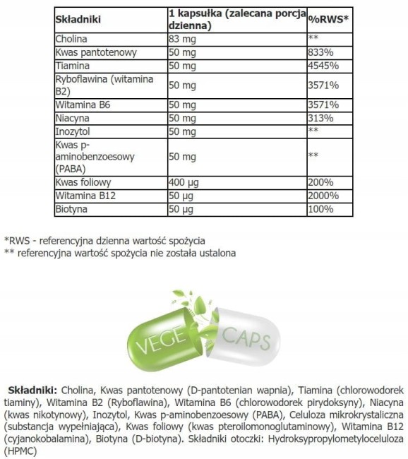 Przejdź do produktu Witamina B-50 Aliness
