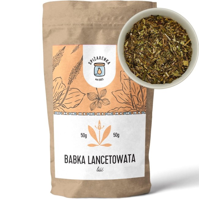Przejdź do produktu BABKA LANCETOWATA liść 50g
