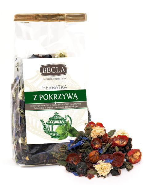 Przejdź do produktu Herbatka z pokrzywą 40g - BECLA 