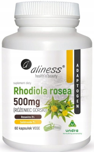 Przejdź do produktu RHODIOLA 500mg Aliness