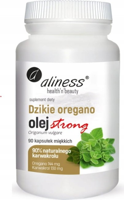 Przejdź do produktu Dzikie Oregano STRONG 144mg Aliness