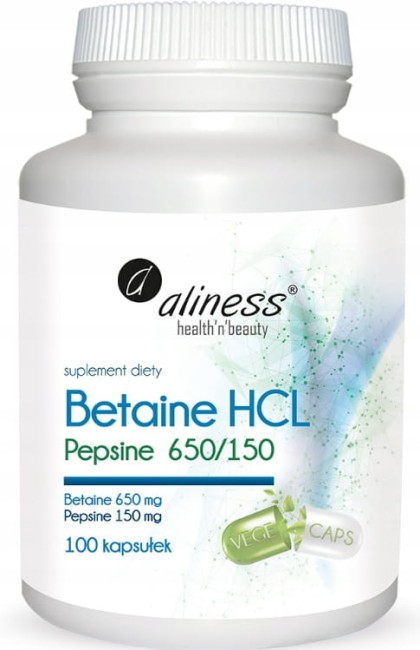 Przejdź do produktu BETAINA 650/150mg Aliness