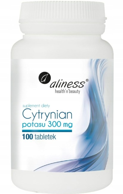 Przejdź do produktu Cytrynian Potasu 300mg Aliness